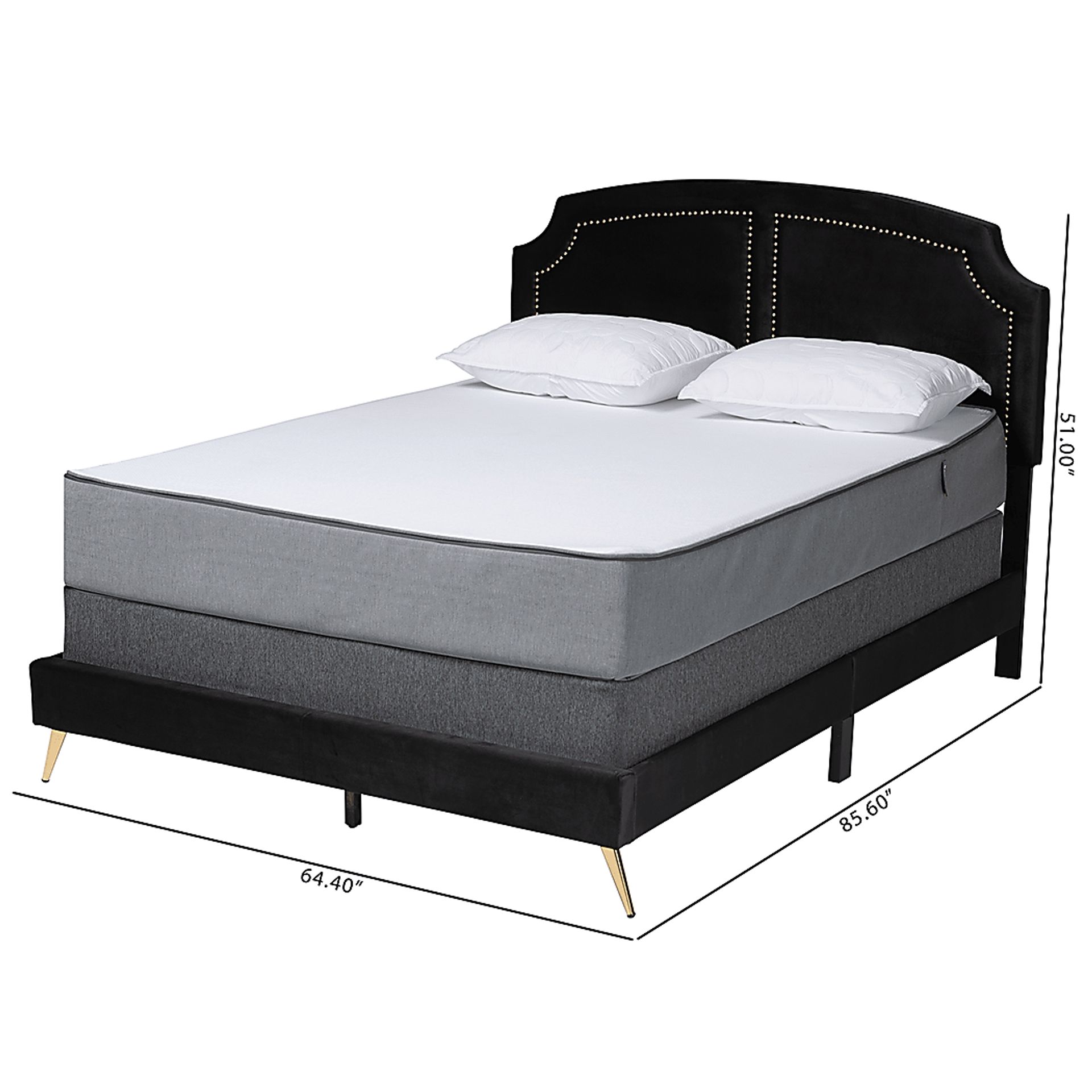 Anahma Black Queen Bed - Image 9