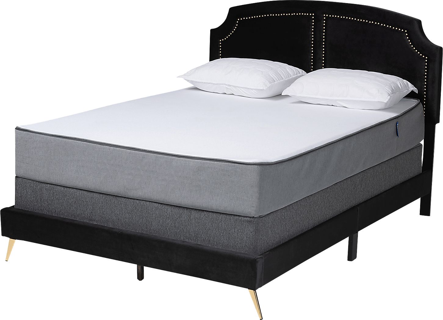 Anahma Black Queen Bed