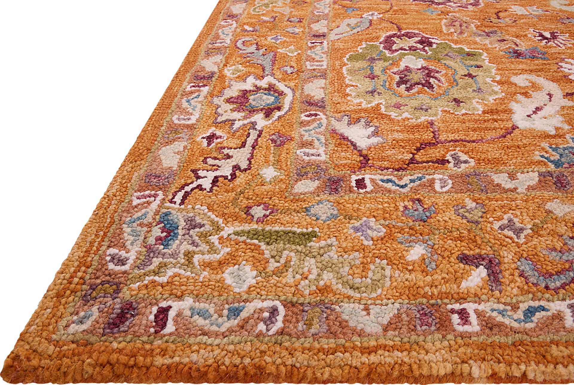 Anaia Orange 5' x 7'6 Rug - Image 3