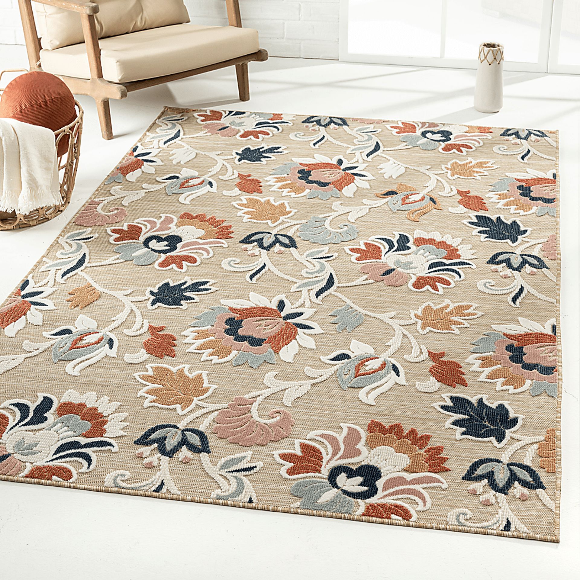 Anailas Beige 5' x 7' Rug - Image 3