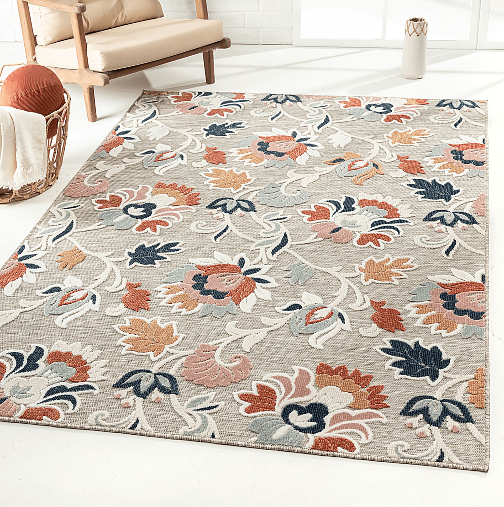 Anailas Gray 7'9 x 9'9 Rug - Image 3