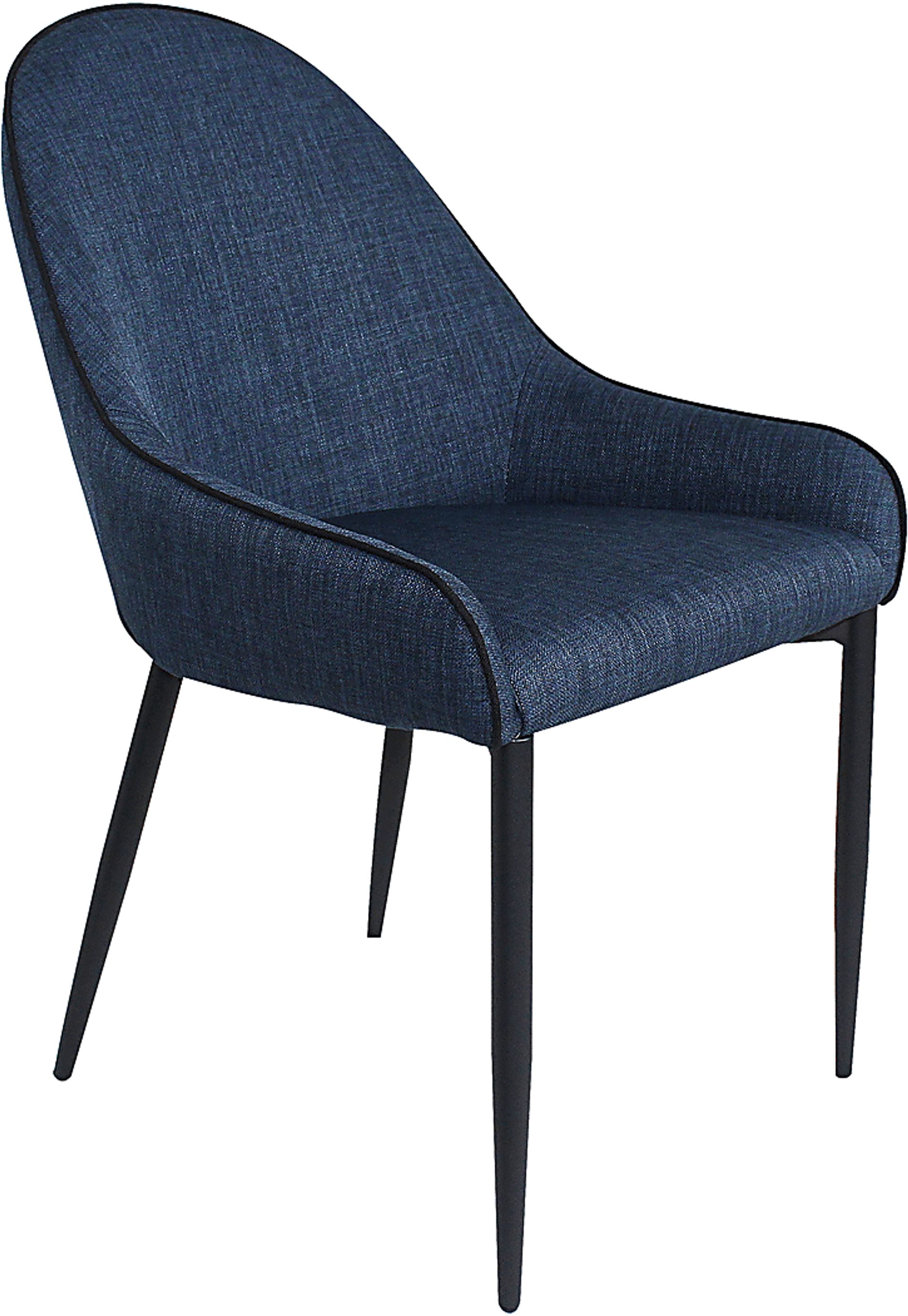 Anaise Dark Blue Dining Chair, Set of 2 - Image 2