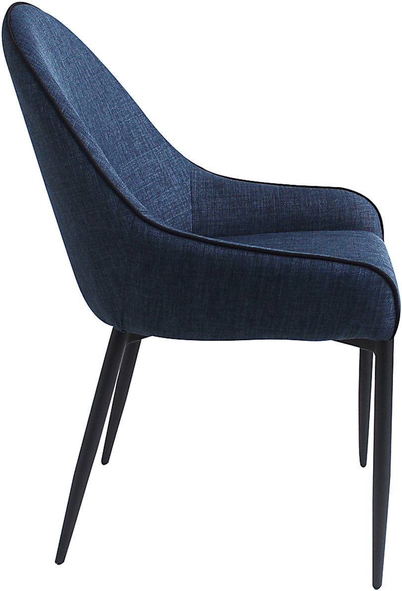 Anaise Dark Blue Dining Chair, Set of 2 Rooms To Go