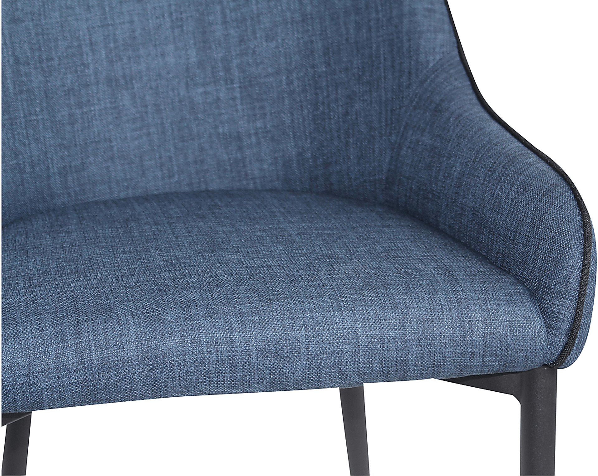 Anaise Dark Blue Dining Chair, Set of 2 - Image 5