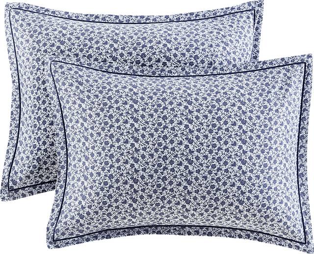 Analeah Blue 7 Pc King Duvet Cover Set - Thumbnail - Image 5