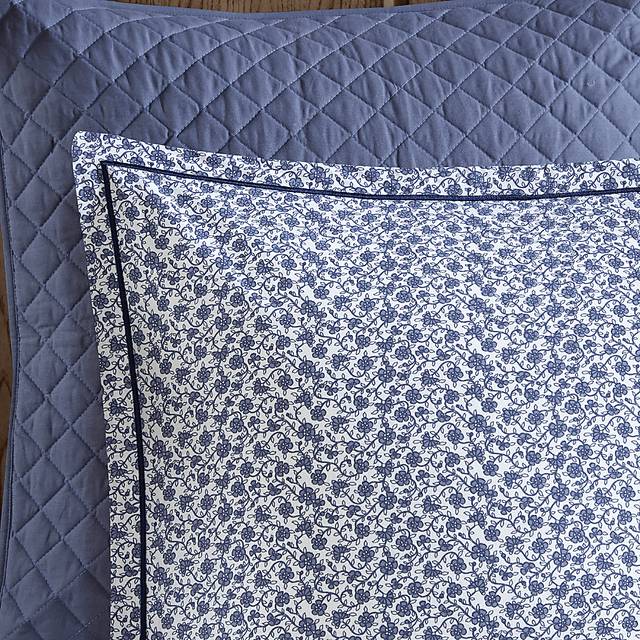 Analeah Blue 7 Pc King Duvet Cover Set - Thumbnail - Image 7