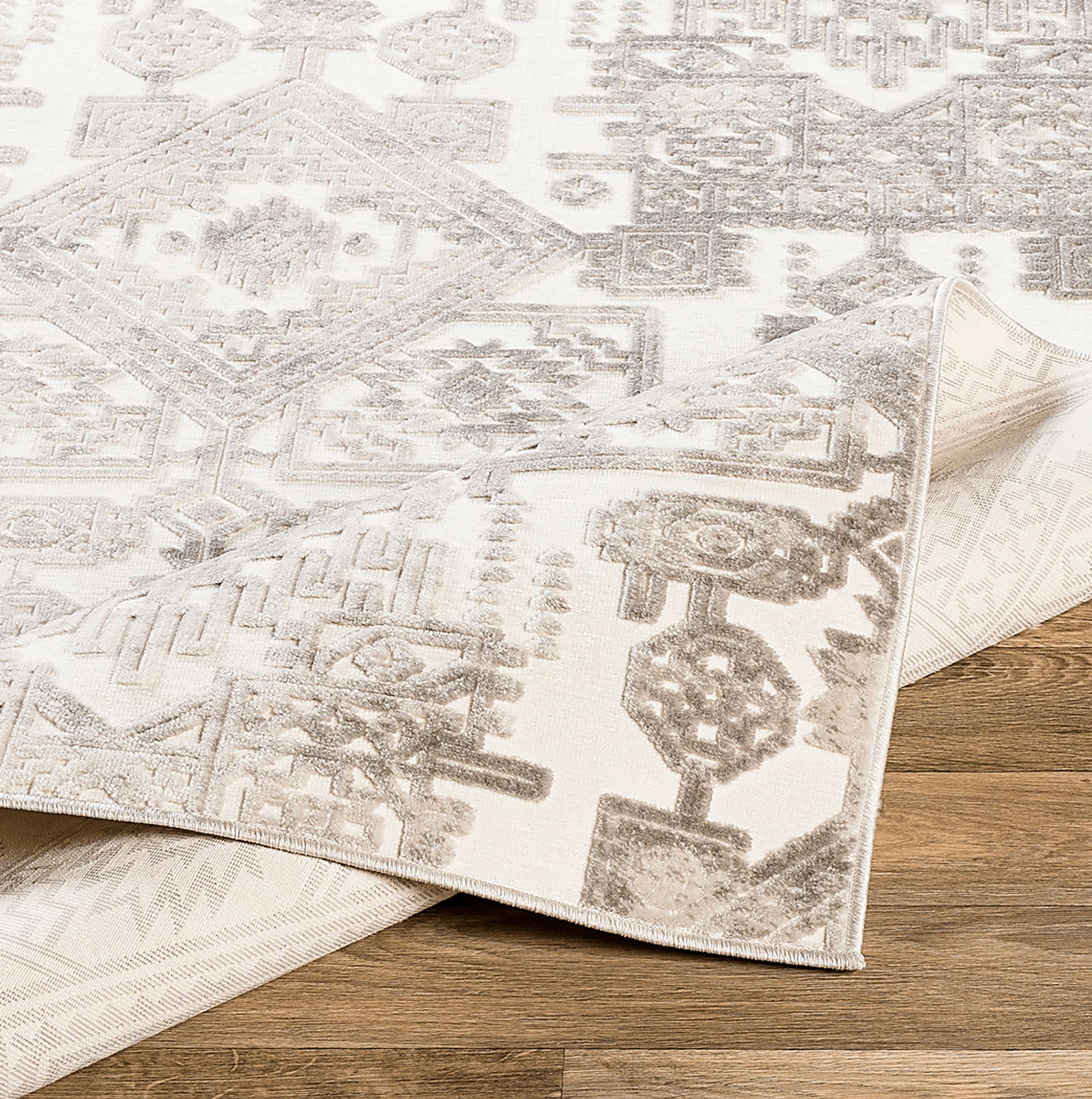 Analise Silver 6' x 7'9 Rug - Image 3