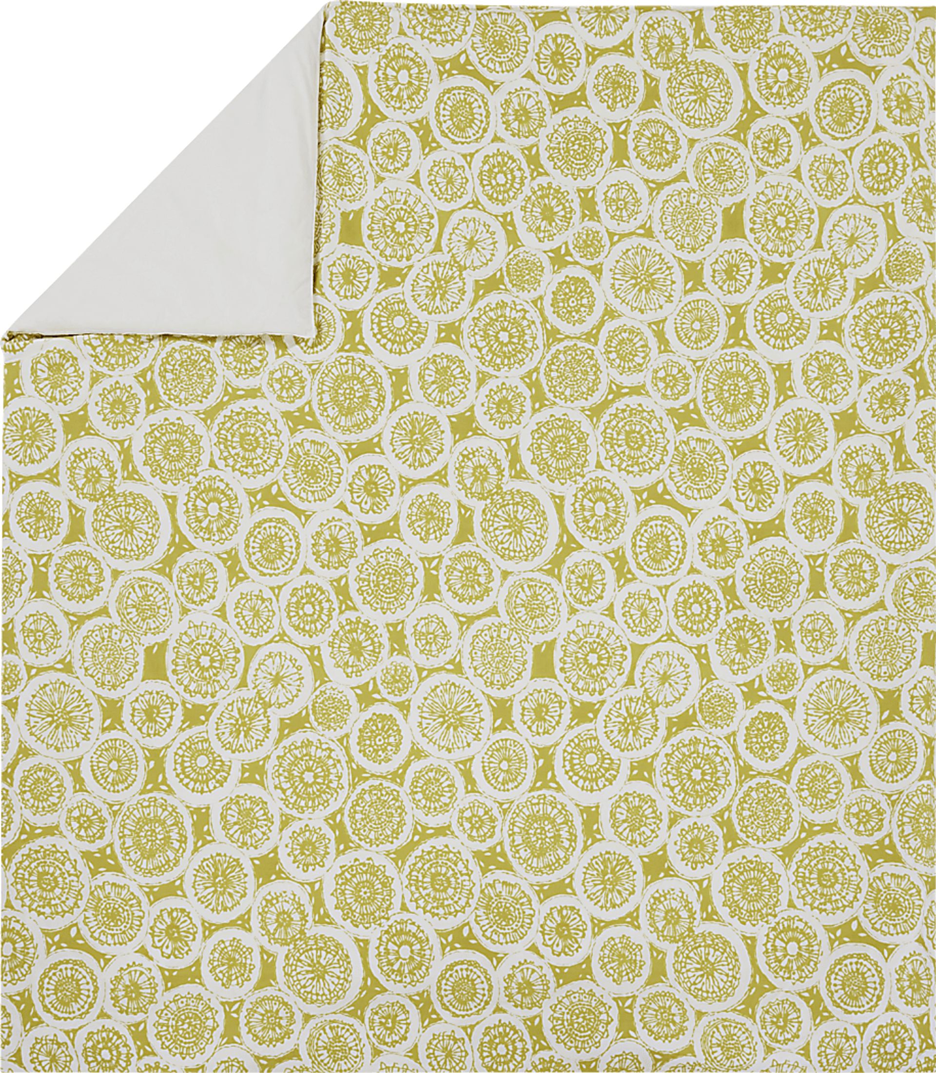 Anandale Yellow 3 Pc King Duvet Set - Image 5