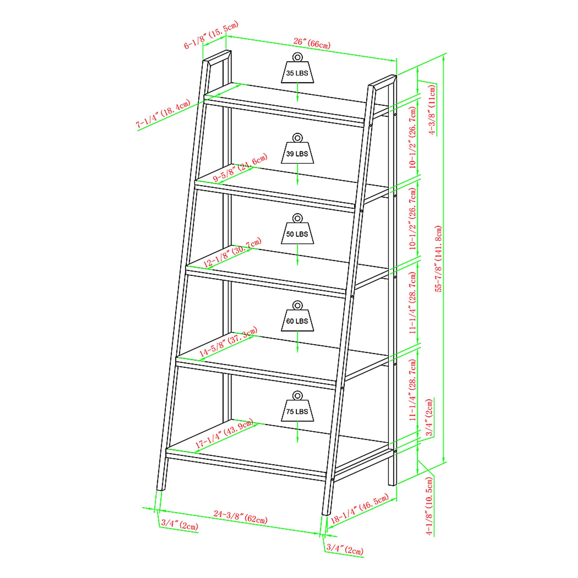 Anarose Gray Bookcase - Image 6
