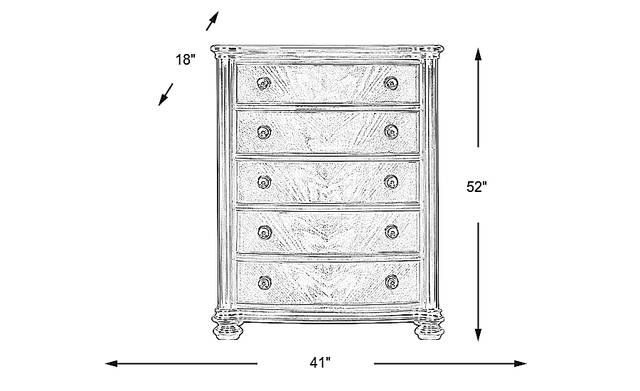 Dimension Image. Please refer to the Dimension Tab on this page for dimension details.