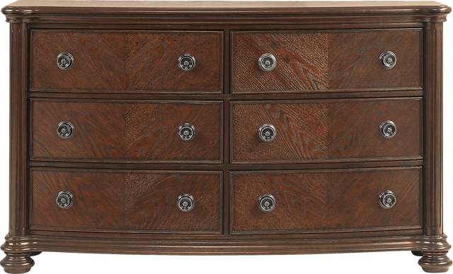 Anastasia Brown 5 Pc Queen Panel Bedroom with Storage - Thumbnail - Image 4