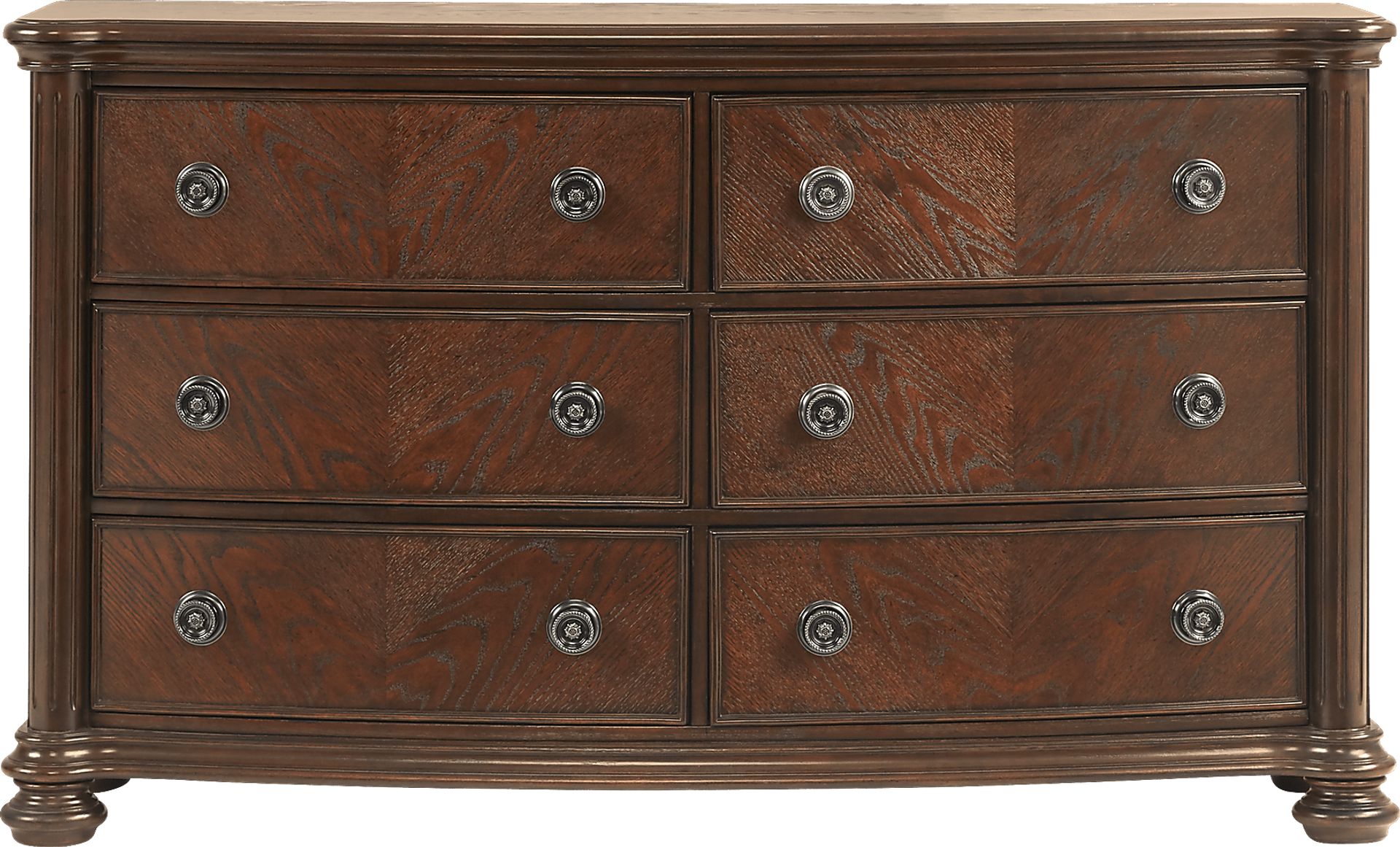 Anastasia Brown 7 Pc King Panel Bedroom - Image 4