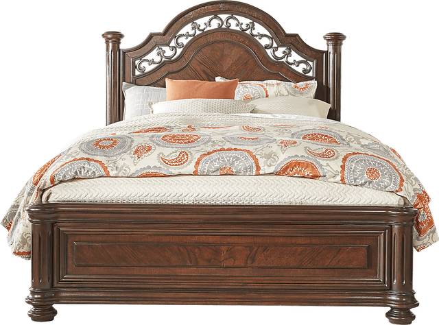 Anastasia Brown 5 Pc Queen Panel Bedroom - Thumbnail - Image 2