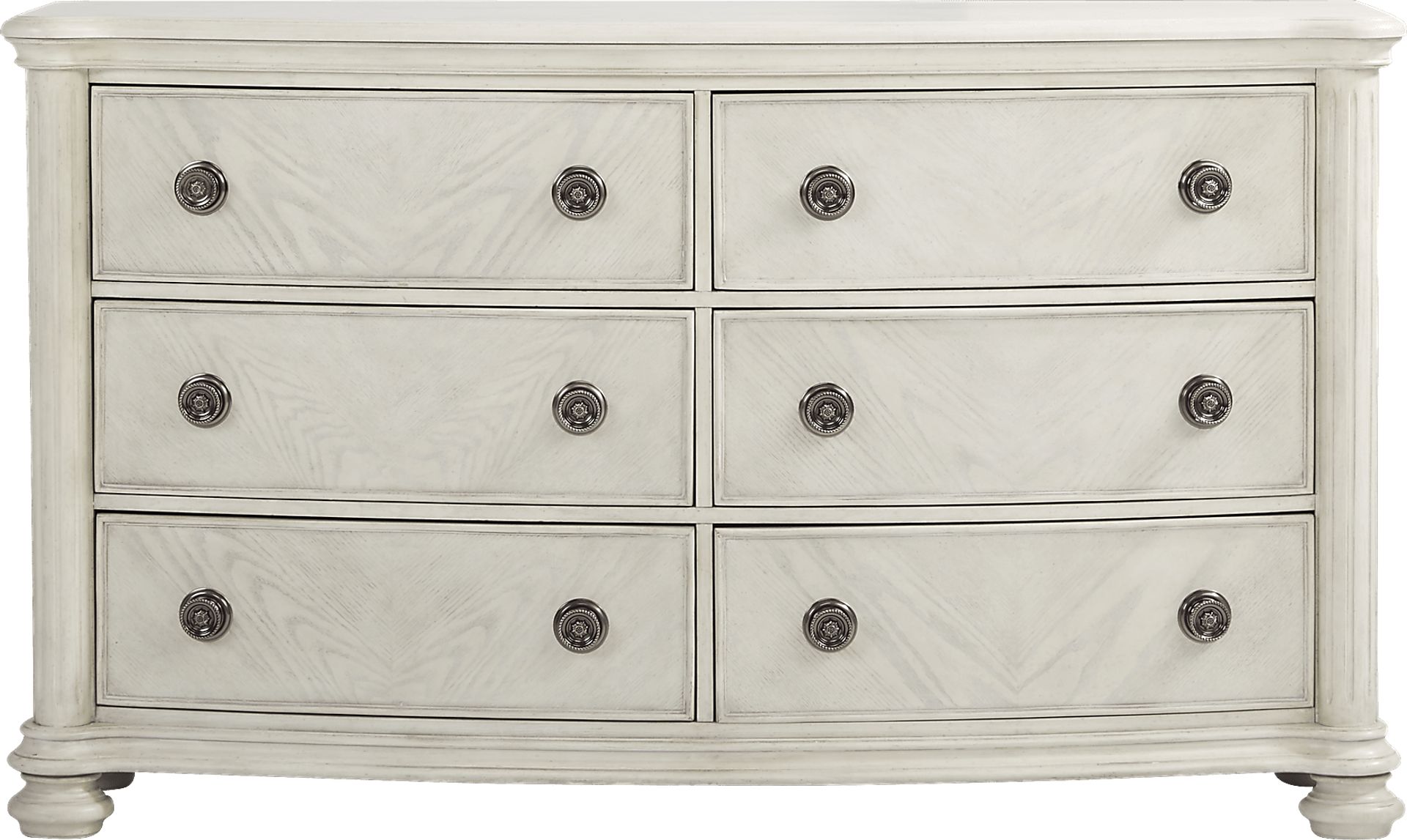 Anastasia White 7 Pc King Panel Bedroom with Storage - Image 4