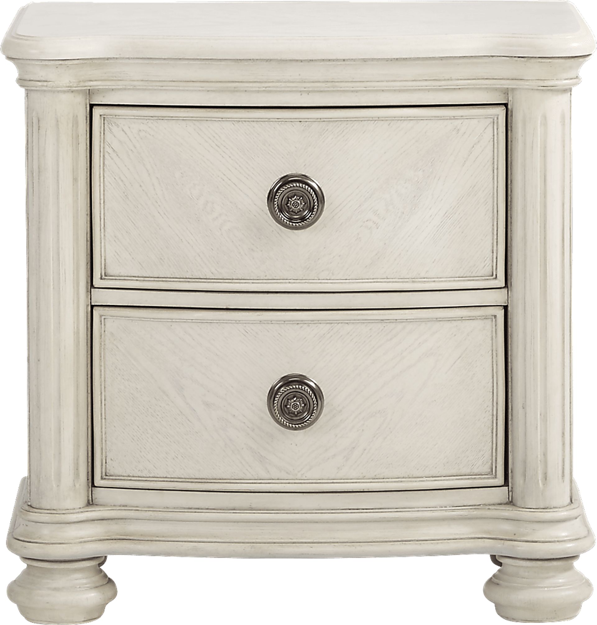 Anastasia White 7 Pc King Panel Bedroom with Storage - Image 6