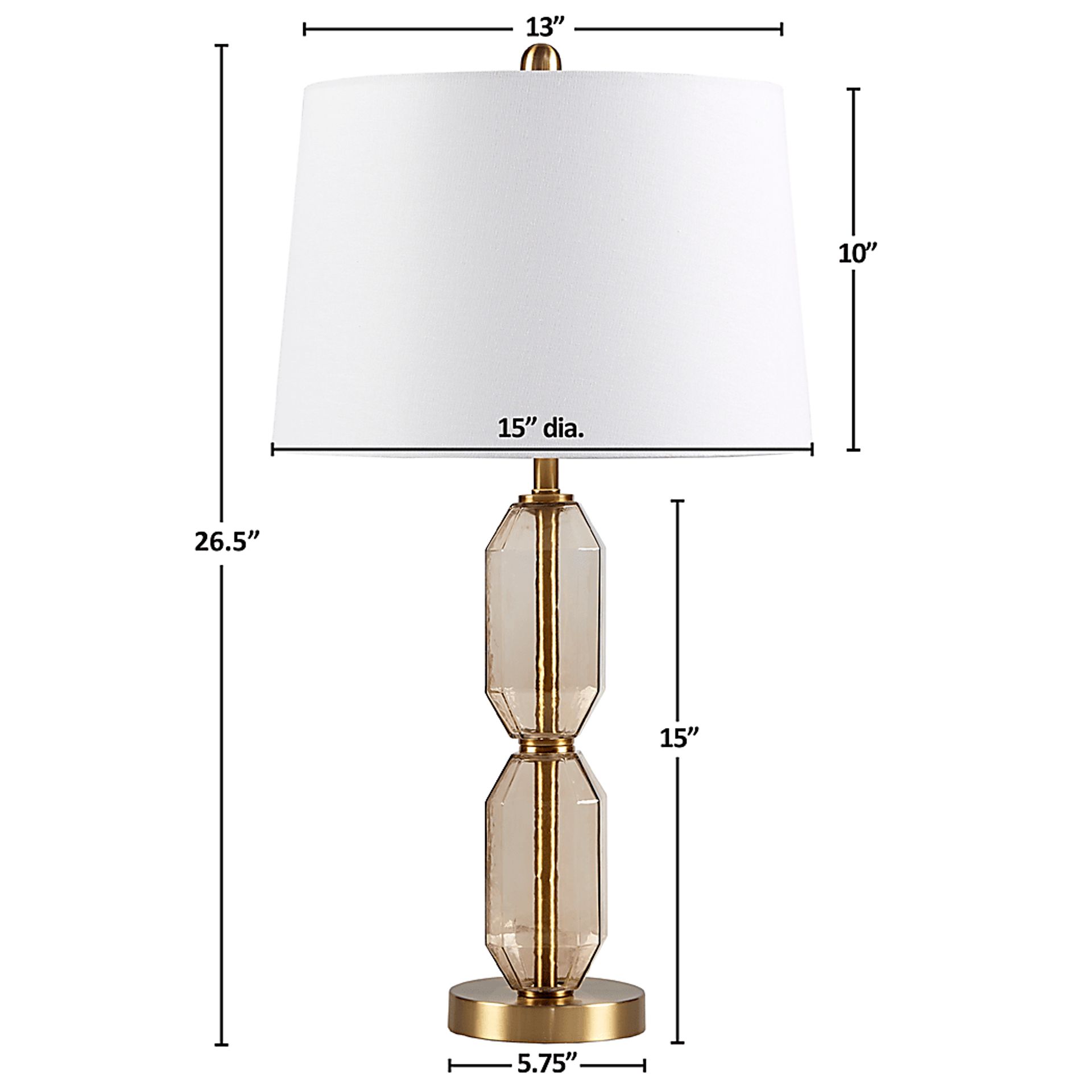 Anatole Alley Brown Lamp - Image 3