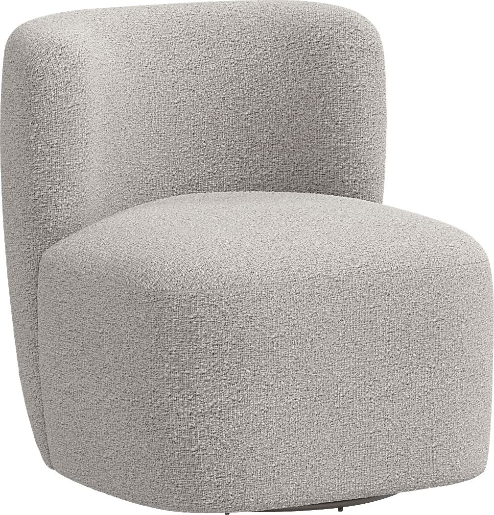 Anaua Gray Swivel Accent Chair