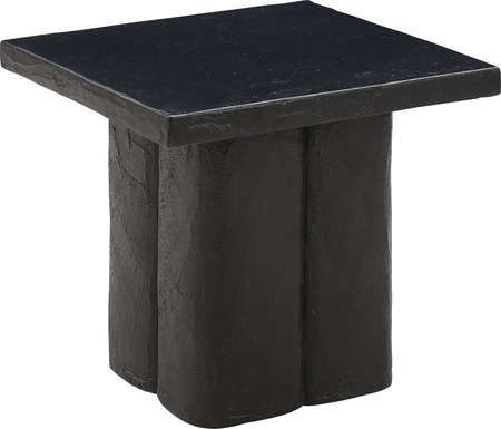 Anayla Black Side Table