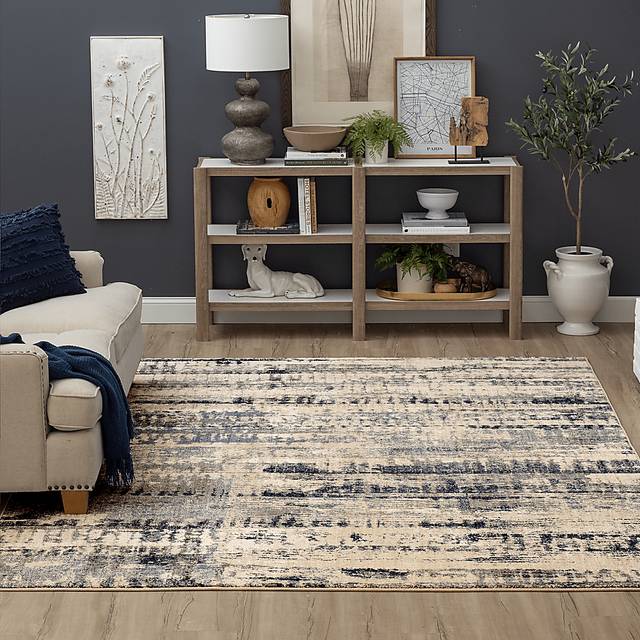 Anburn Blue 5'3 x 7'10 Rug - Thumbnail - Image 2