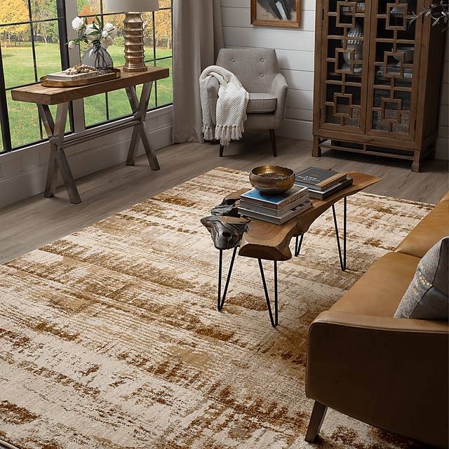 Anburn Gold 6'6 x 9'6 Rug - Thumbnail - Image 3