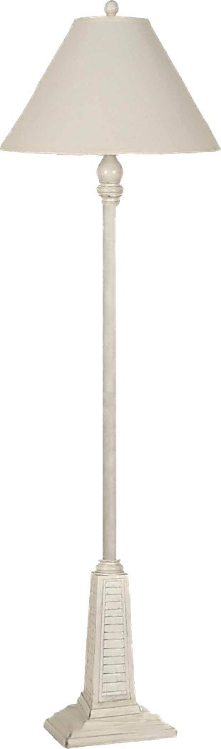 Anchor Lane White Floor Lamp