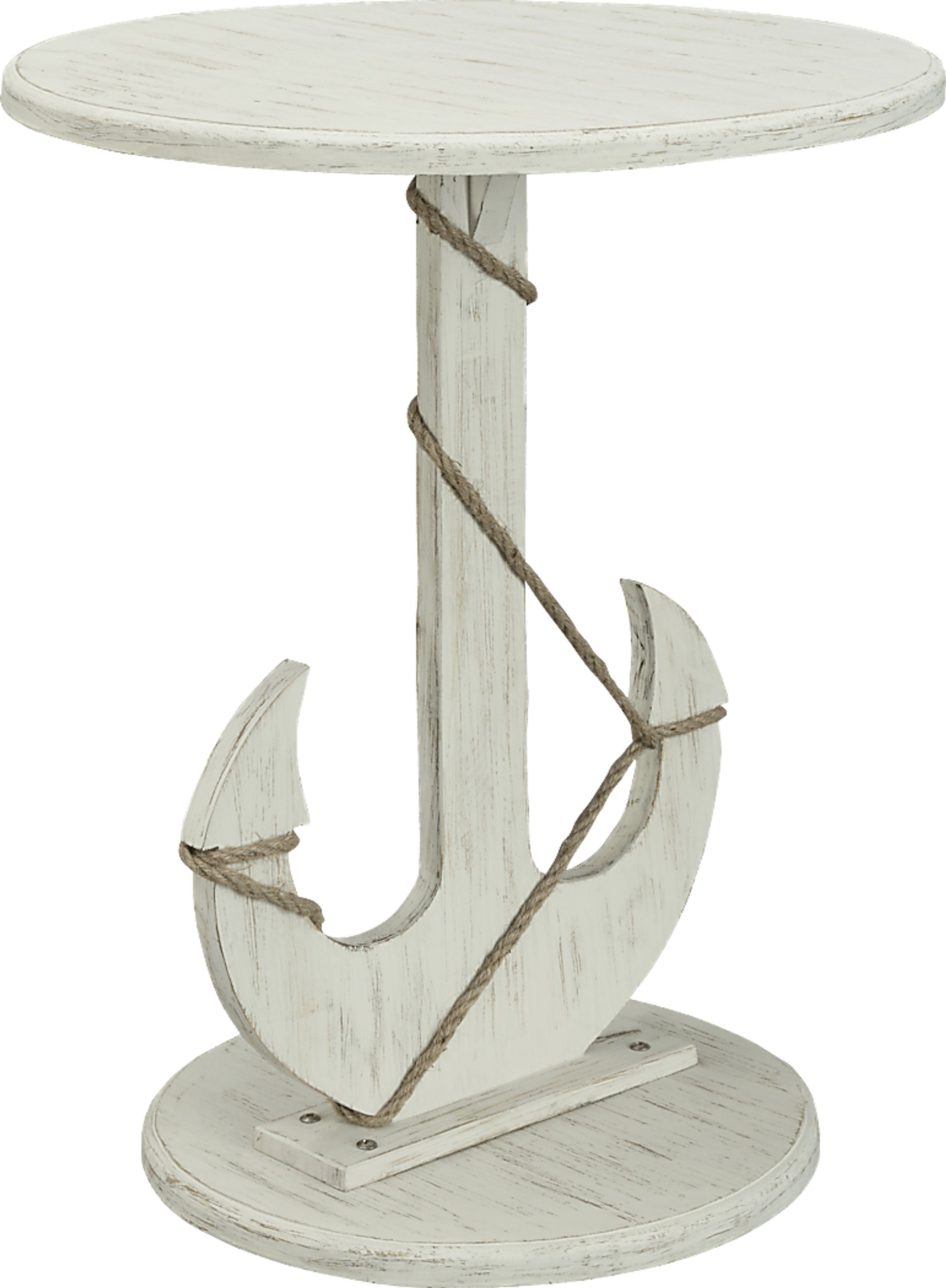 Anchors Away White Accent Table - Image 1