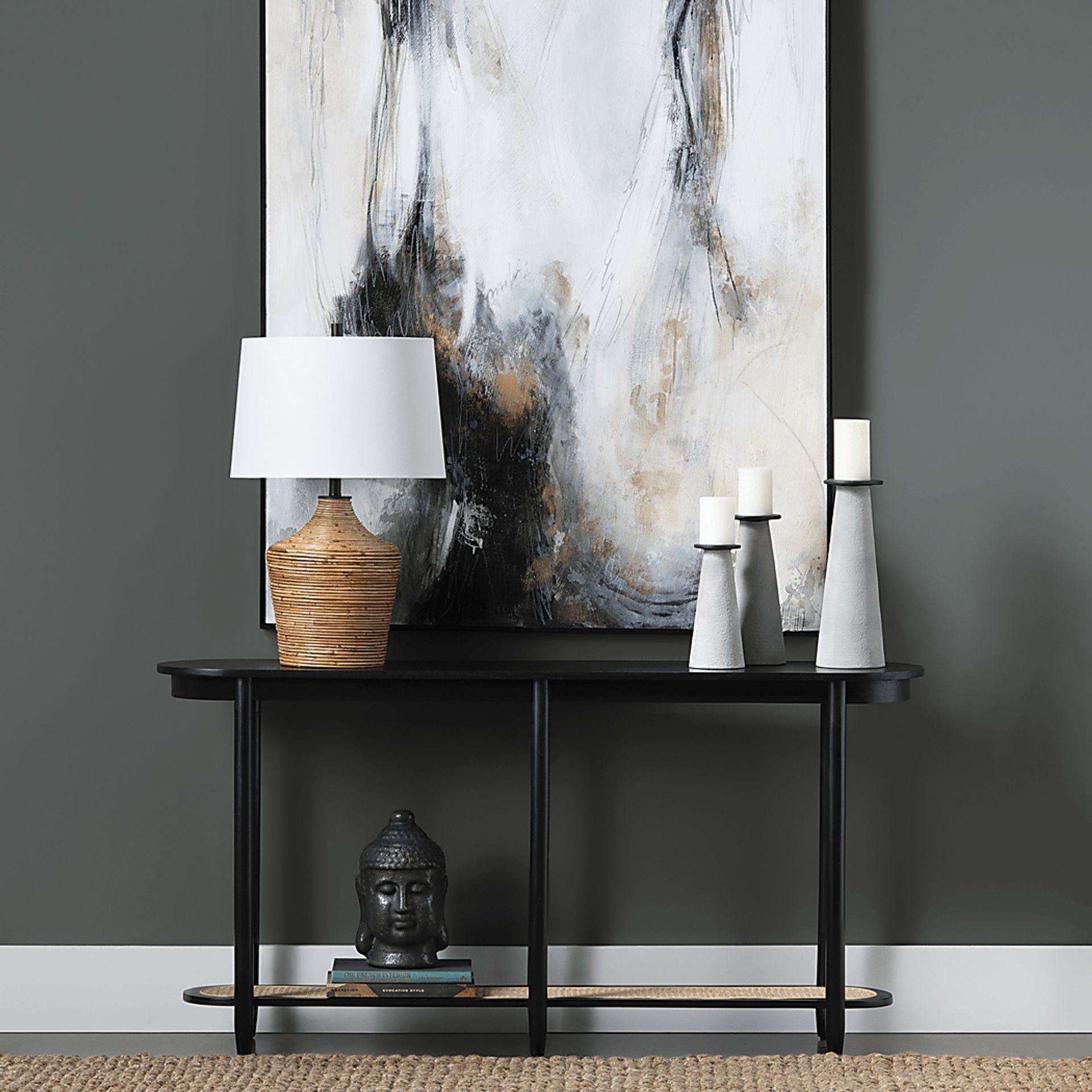 Anchura Black Sofa Table - Image 2