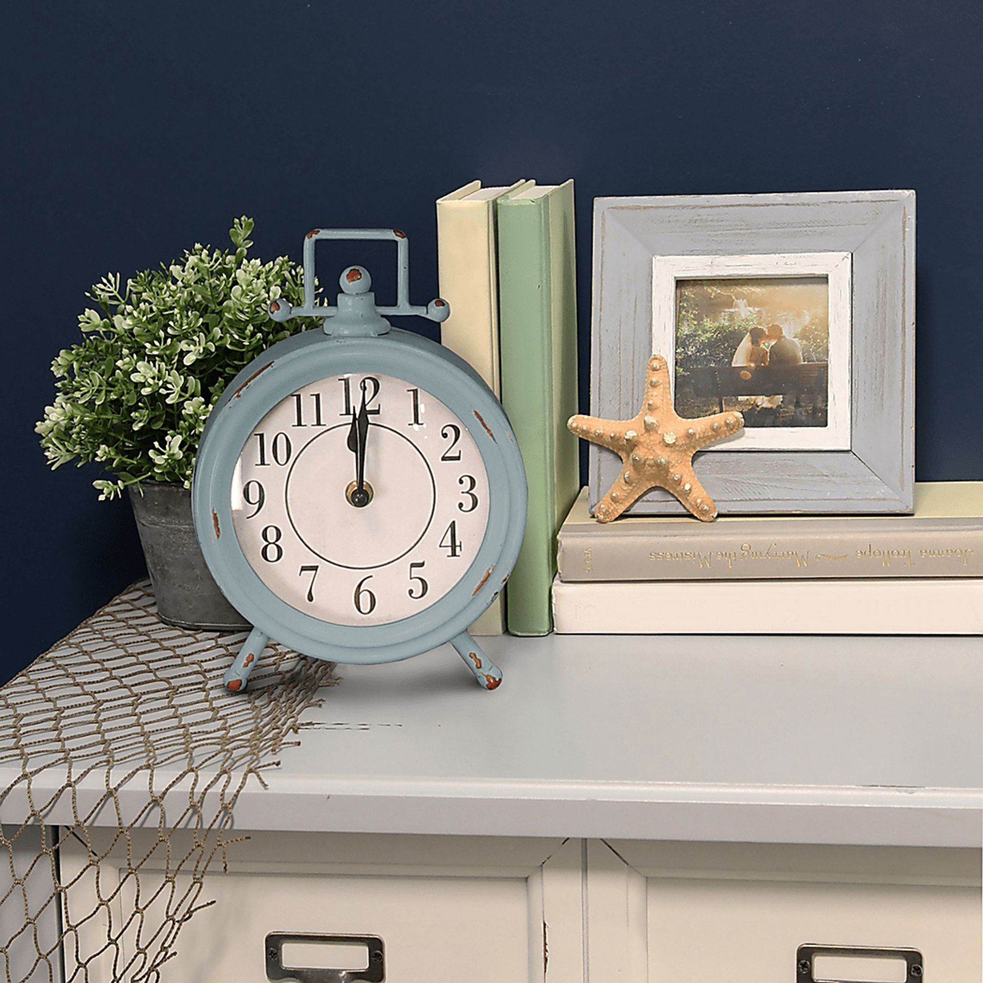 Ancona Blue Table Clock - Image 2
