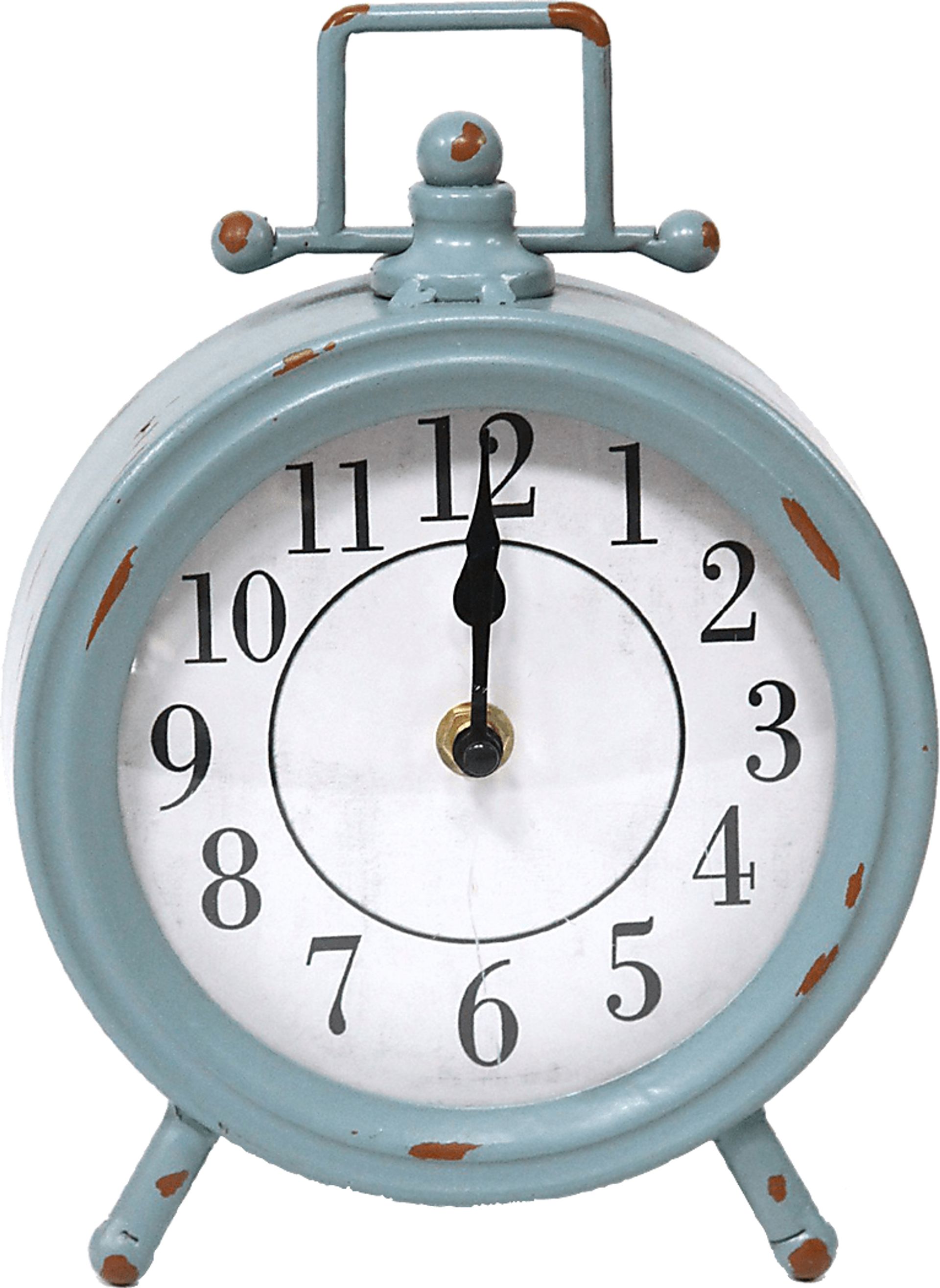 Ancona Blue Table Clock - Image 1