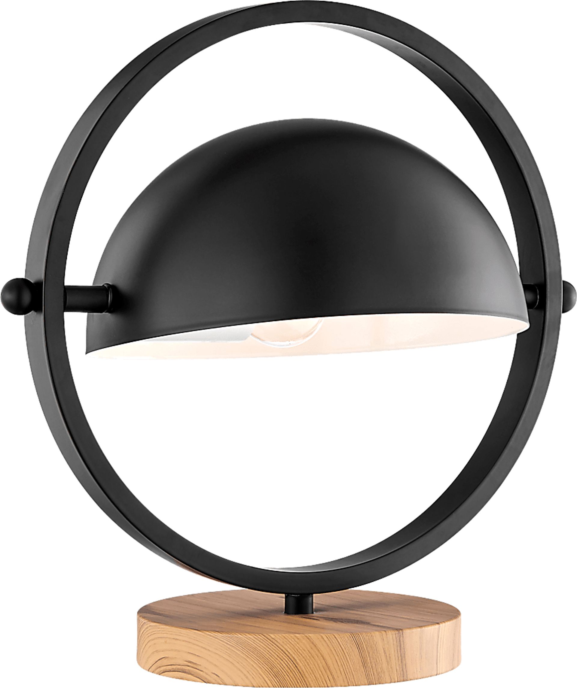 Ancroft Circle Black Lamp - Image 1
