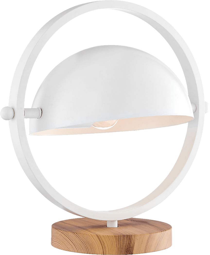 Ancroft Circle White Lamp