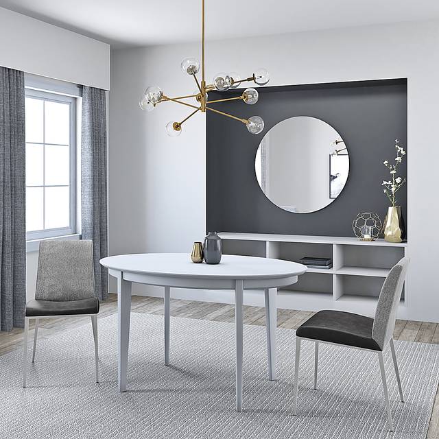 Ancrum White Dining Table - Thumbnail - Image 3