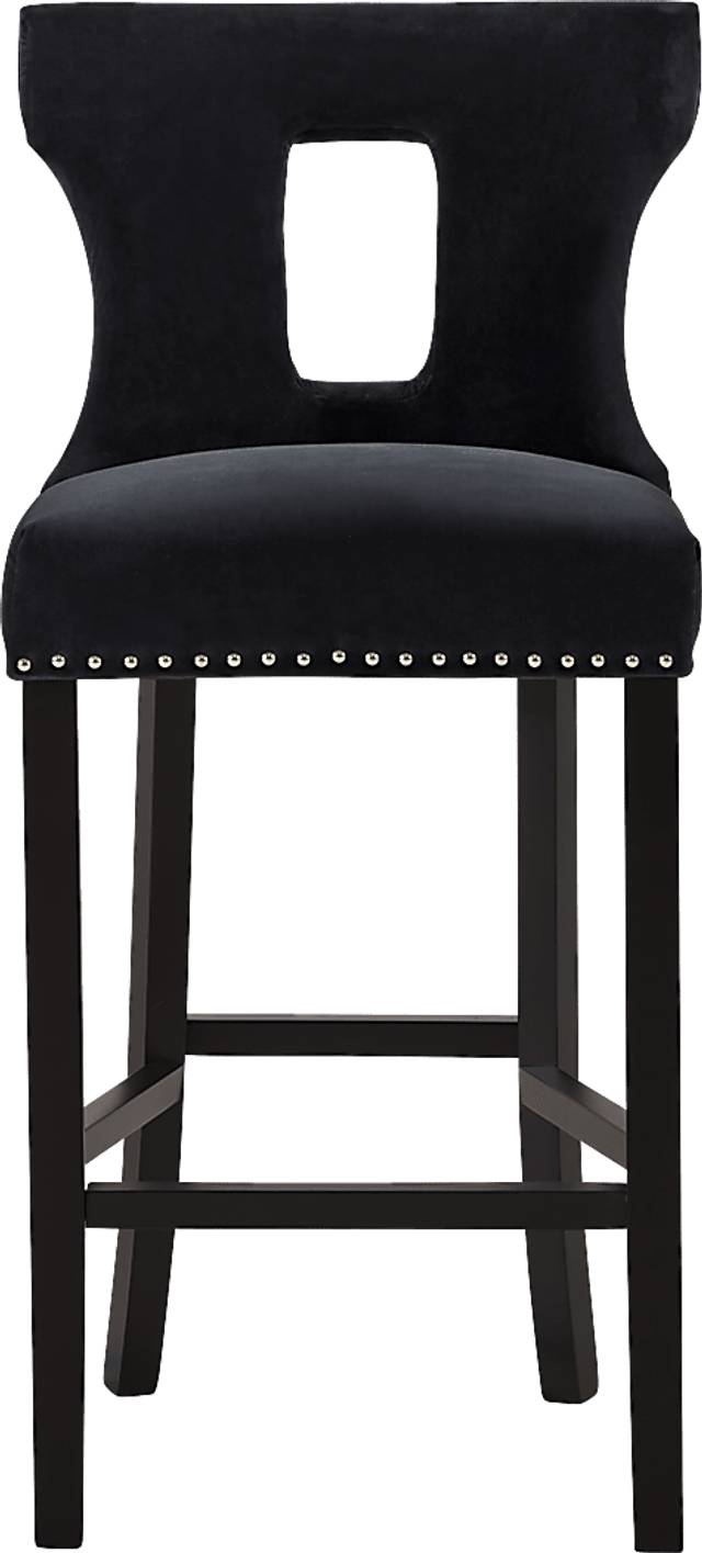Andalasia Black Barstool - Thumbnail - Image 2
