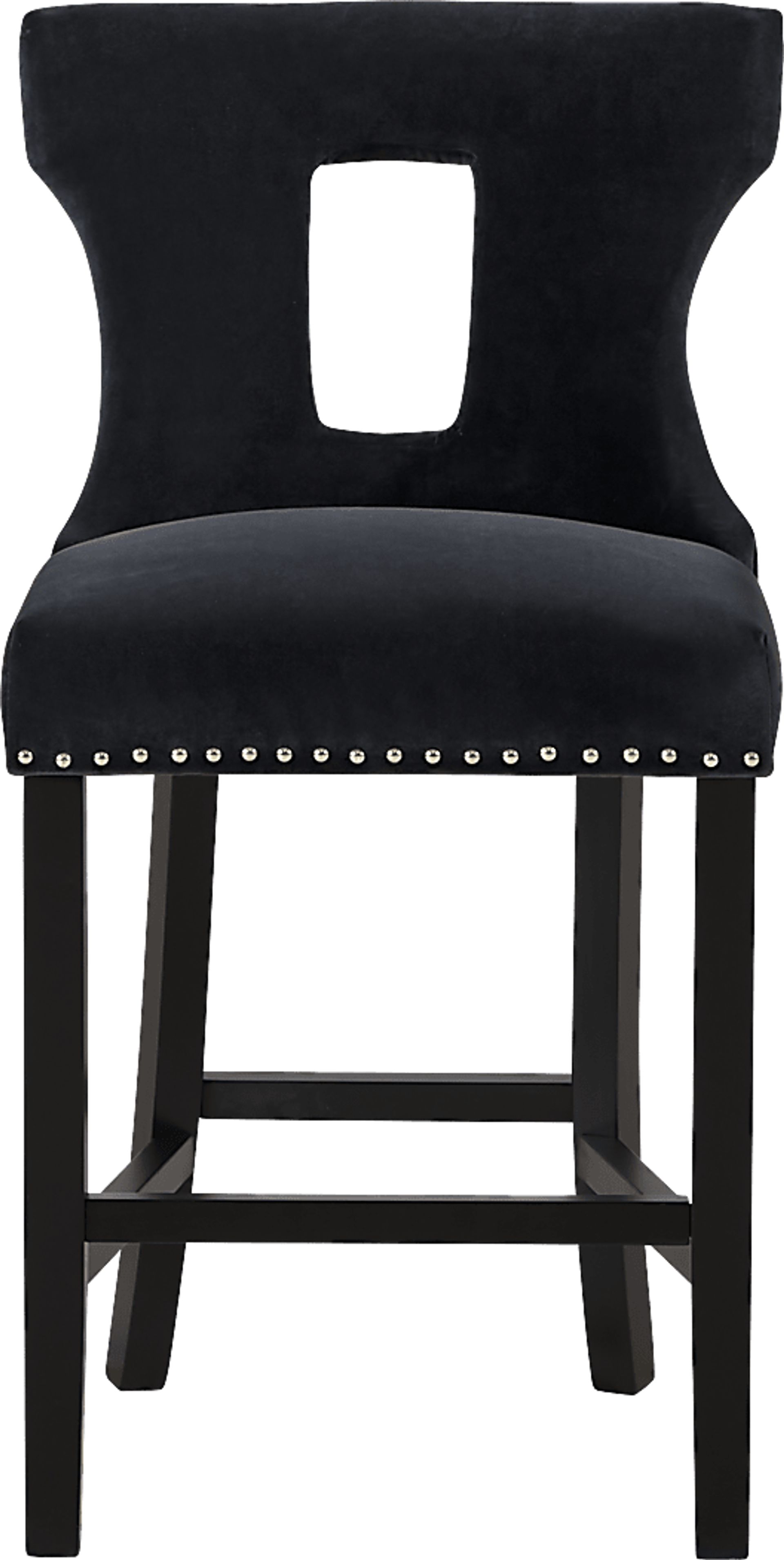 Andalasia Black Counter Height Stool - Image 2