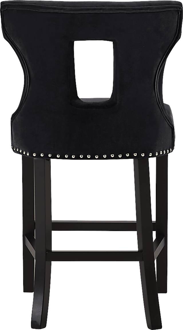 Andalasia Black Counter Height Stool - Thumbnail - Image 3