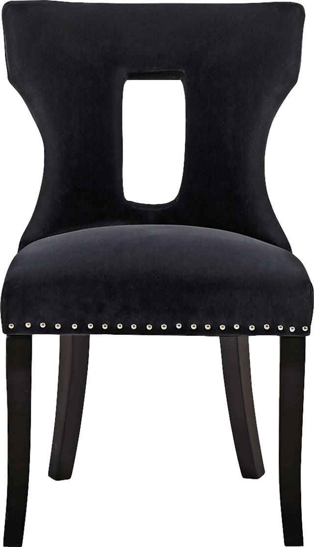 Andalasia Black Side Chair - Thumbnail - Image 2