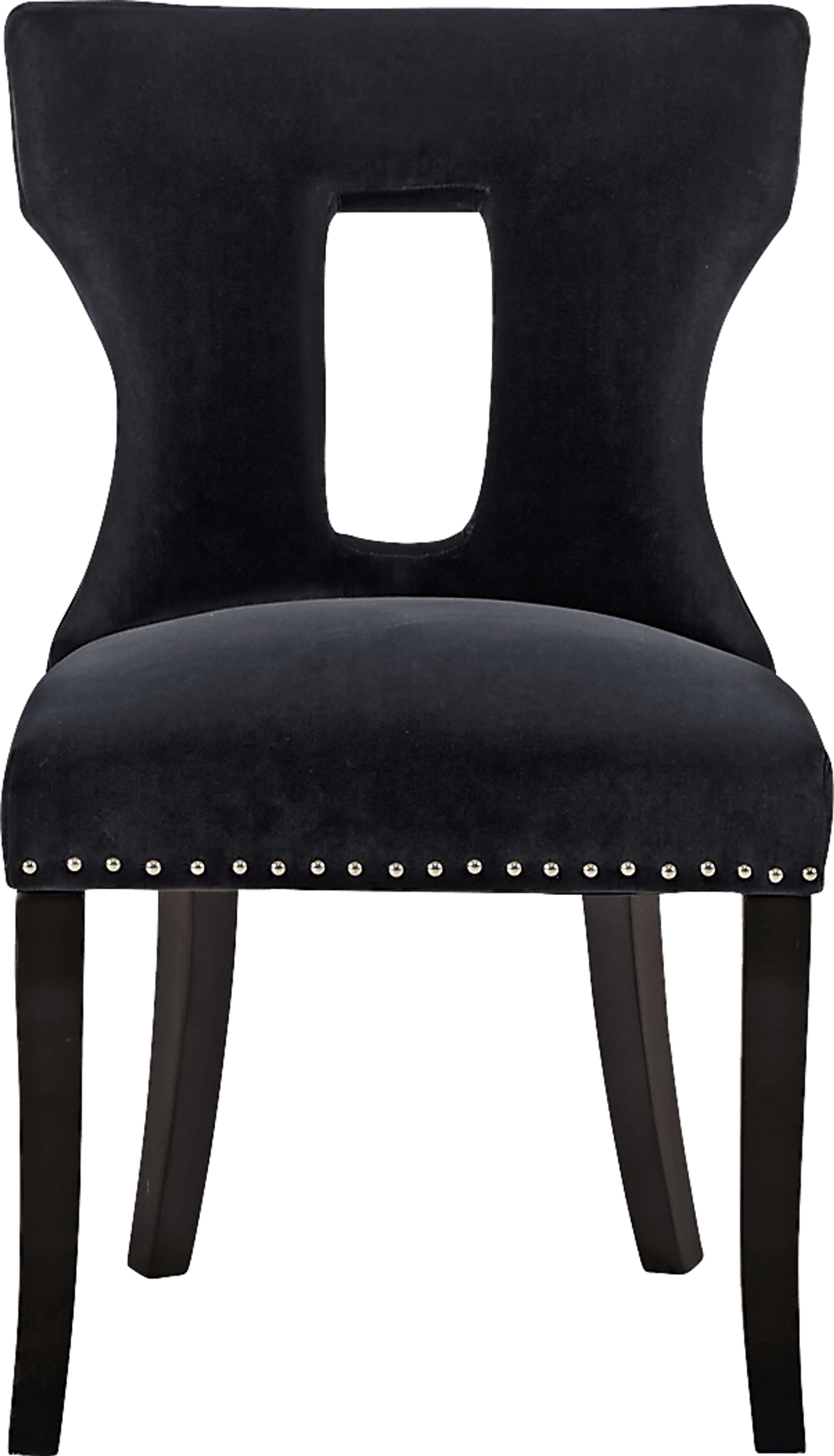 Andalasia Black Side Chair - Image 2