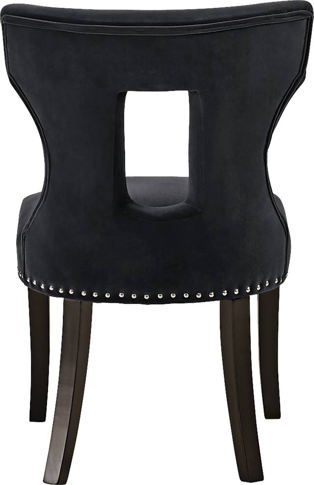 Andalasia Black Side Chair - Thumbnail - Image 3