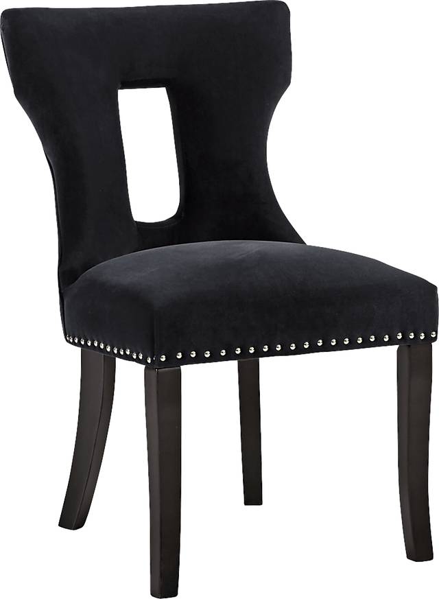 Andalasia Black Side Chair - Thumbnail - Image 1