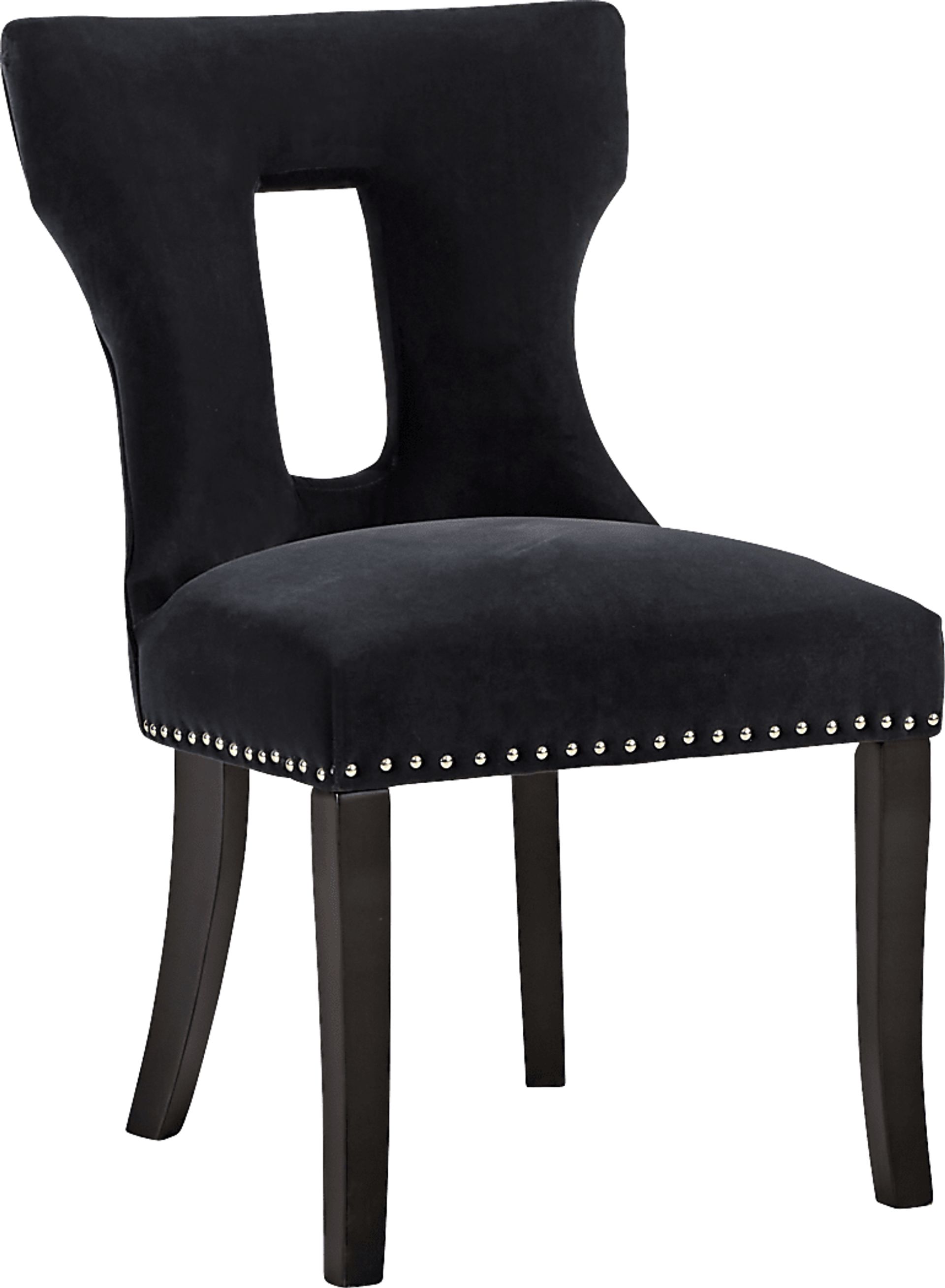 Andalasia Black Side Chair - Image 1