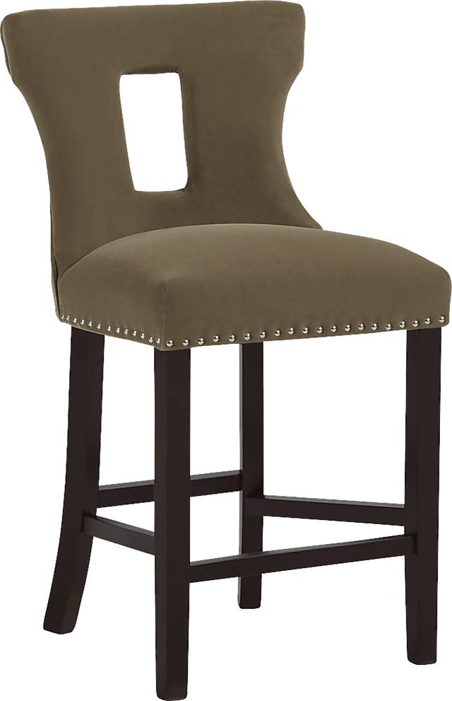 Andalasia Brown Counter Height Stool - Thumbnail - Image 1