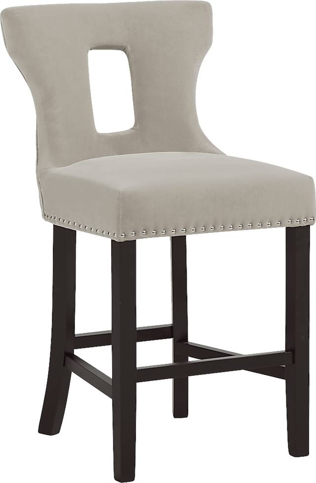 Andalasia Cream Counter Height Stool - Thumbnail - Image 1