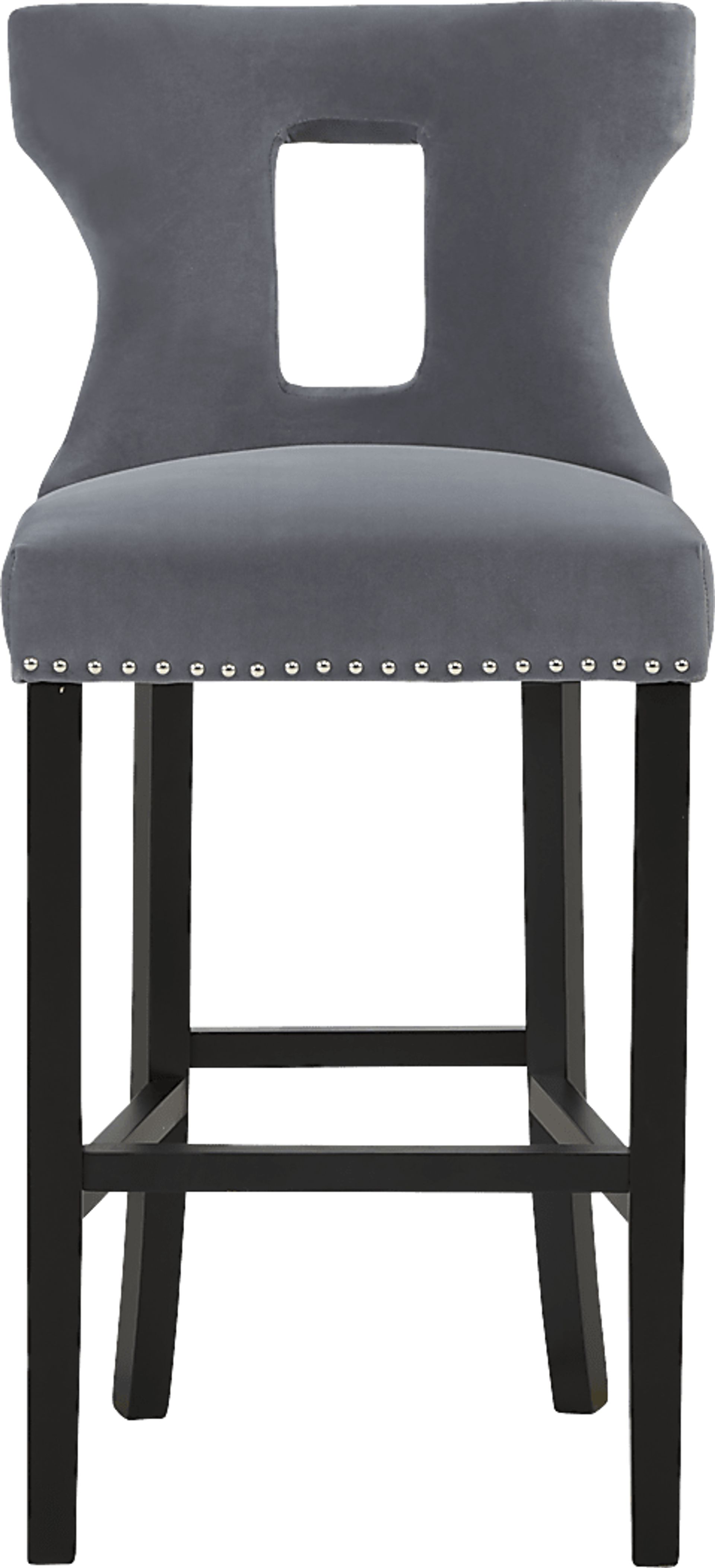 Andalasia Gray Barstool - Image 2