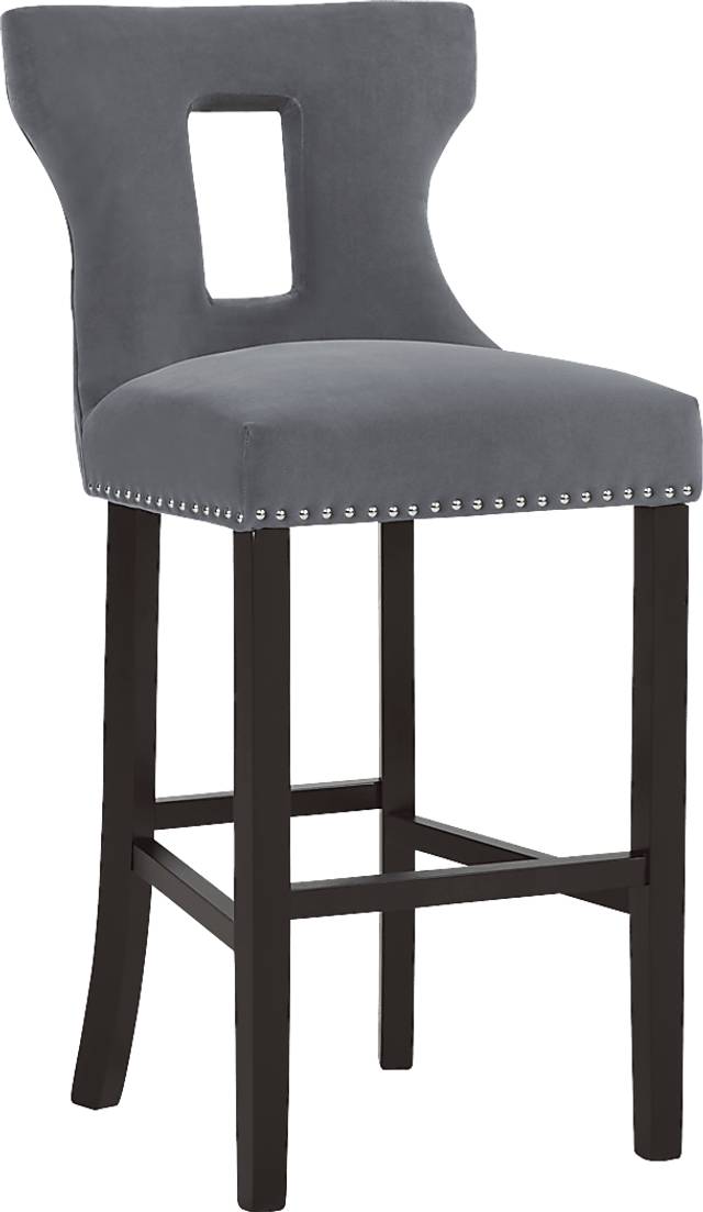 Andalasia Gray Barstool - Thumbnail - Image 1