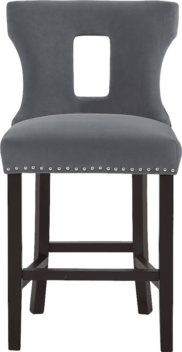 Andalasia Gray Counter Height Stool - Thumbnail - Image 2