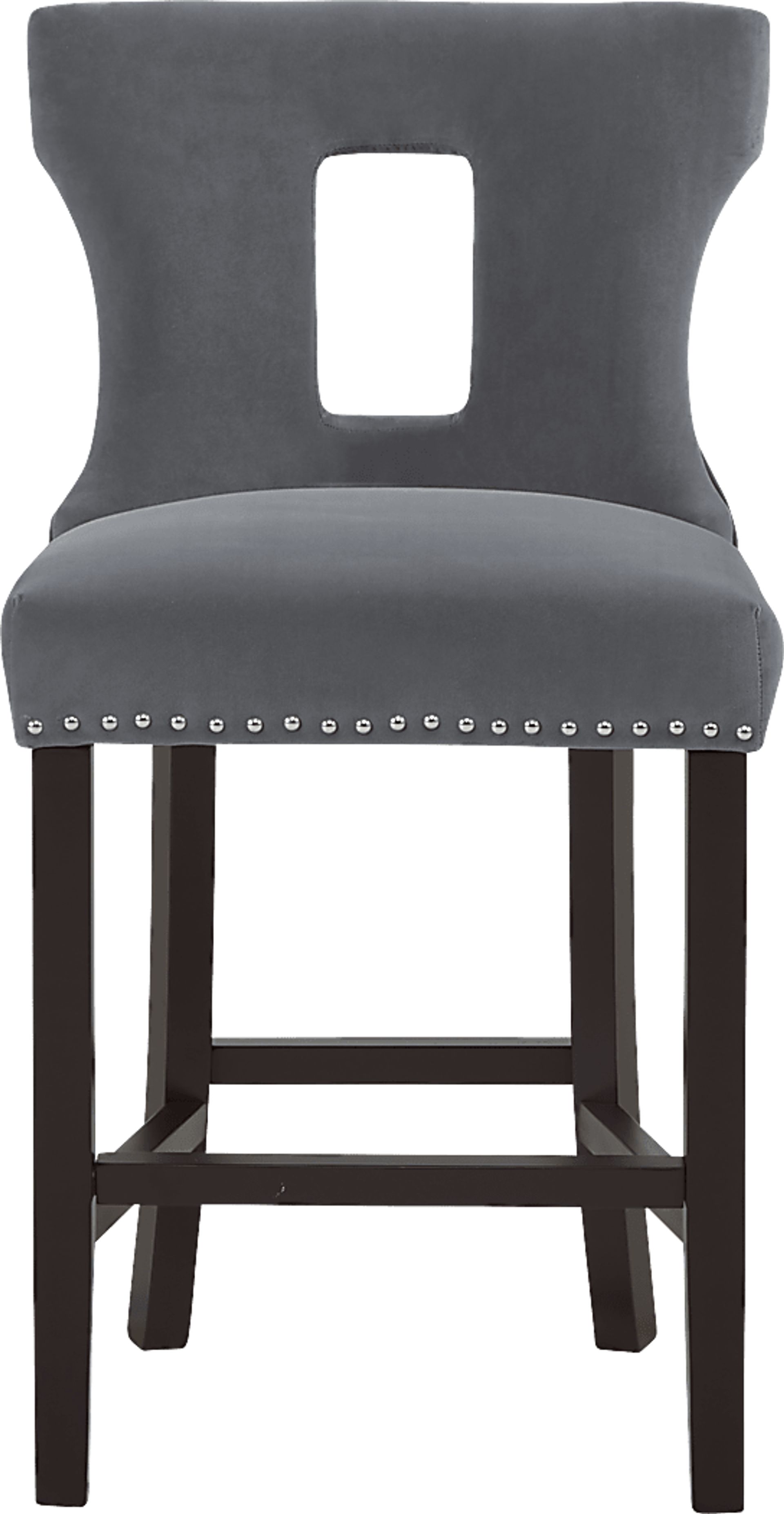 Andalasia Gray Counter Height Stool - Image 2