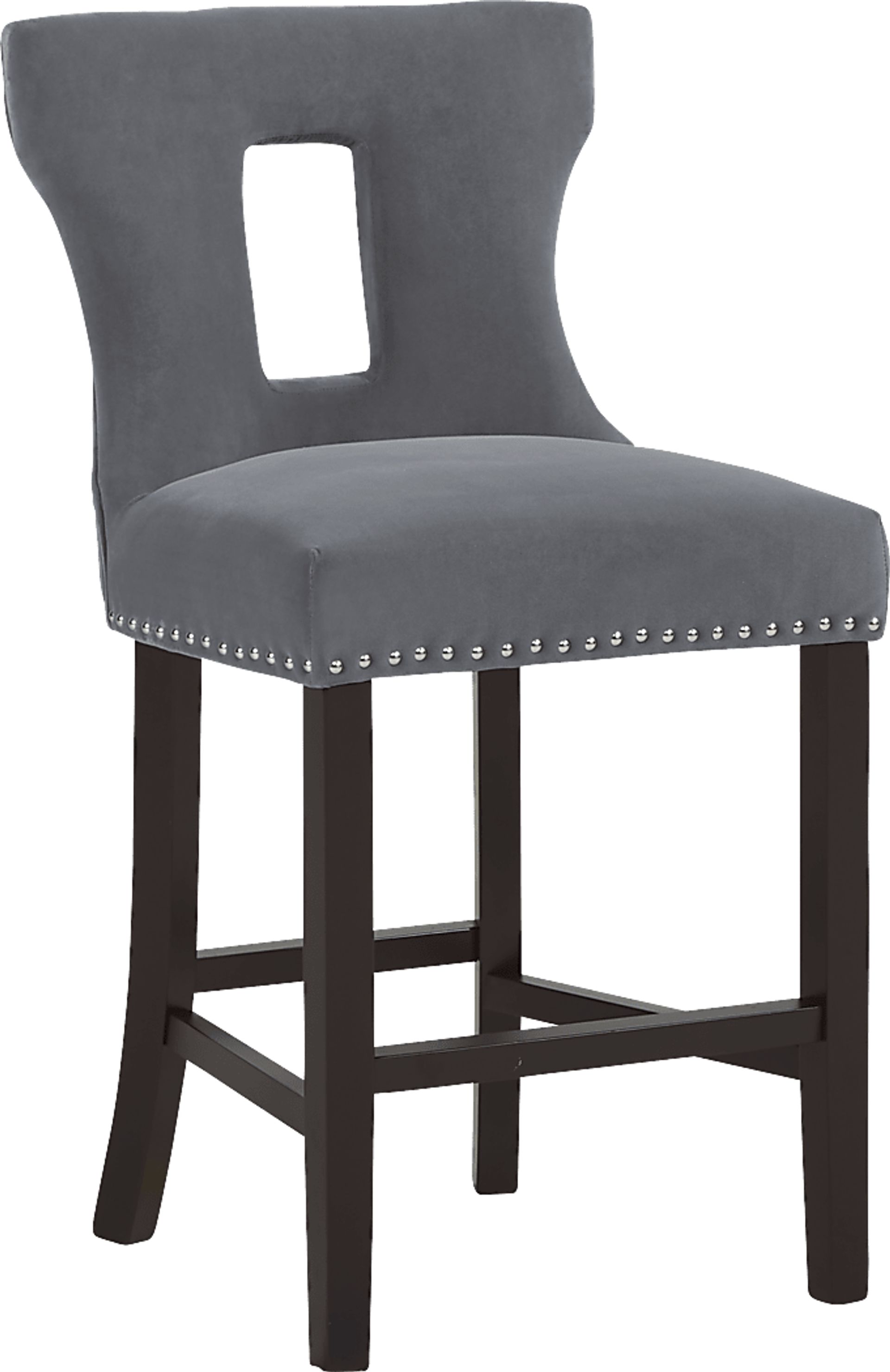 Andalasia Gray Counter Height Stool - Image 1