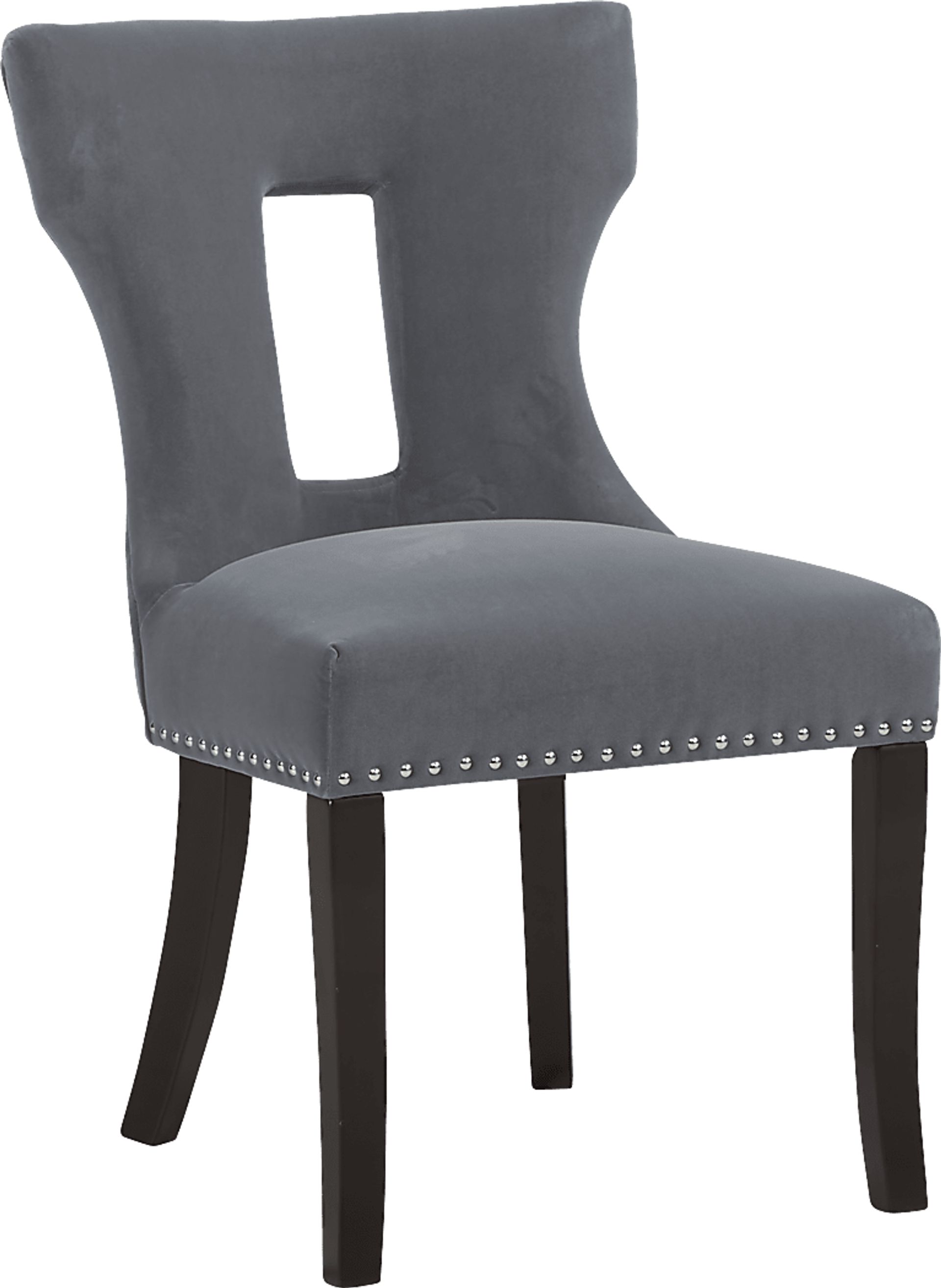 Andalasia Gray Side Chair - Image 1