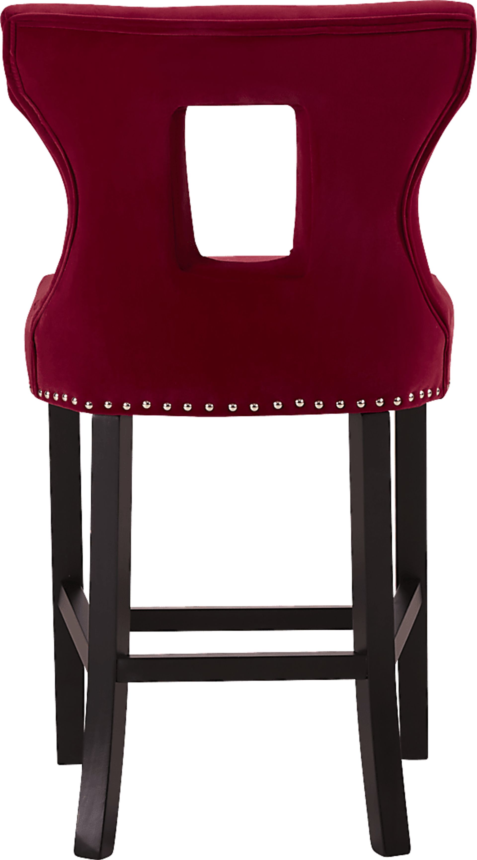 Andalasia Red Counter Height Stool - Image 3