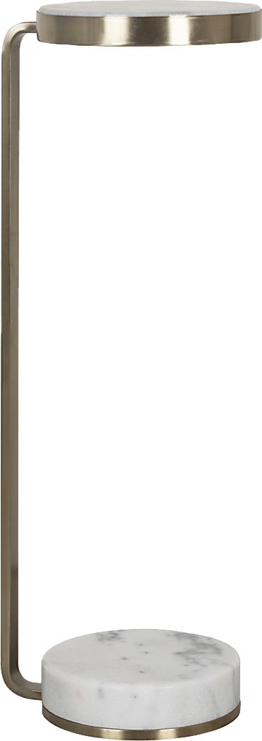 Andarella White Accent Table